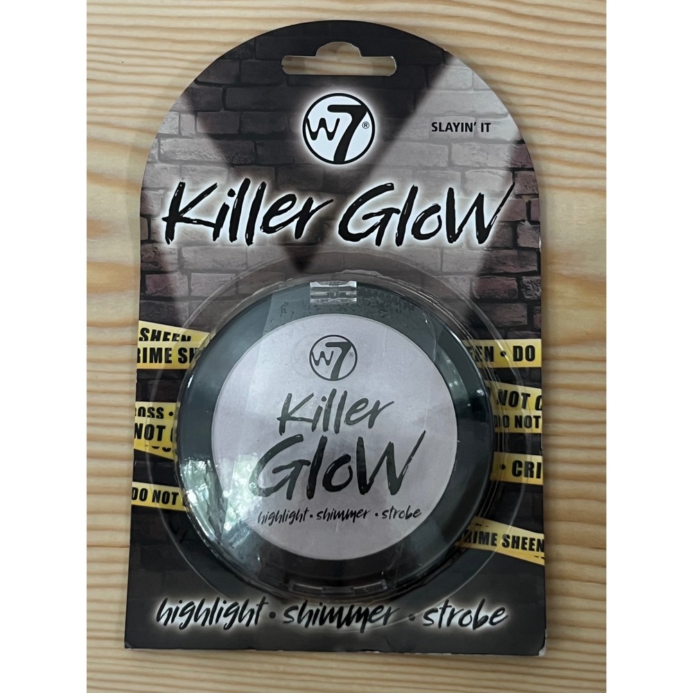 W7 Killer Glow Highlighting Powder Slayin It Shimmer Strobe Duo Chrome 9.28g